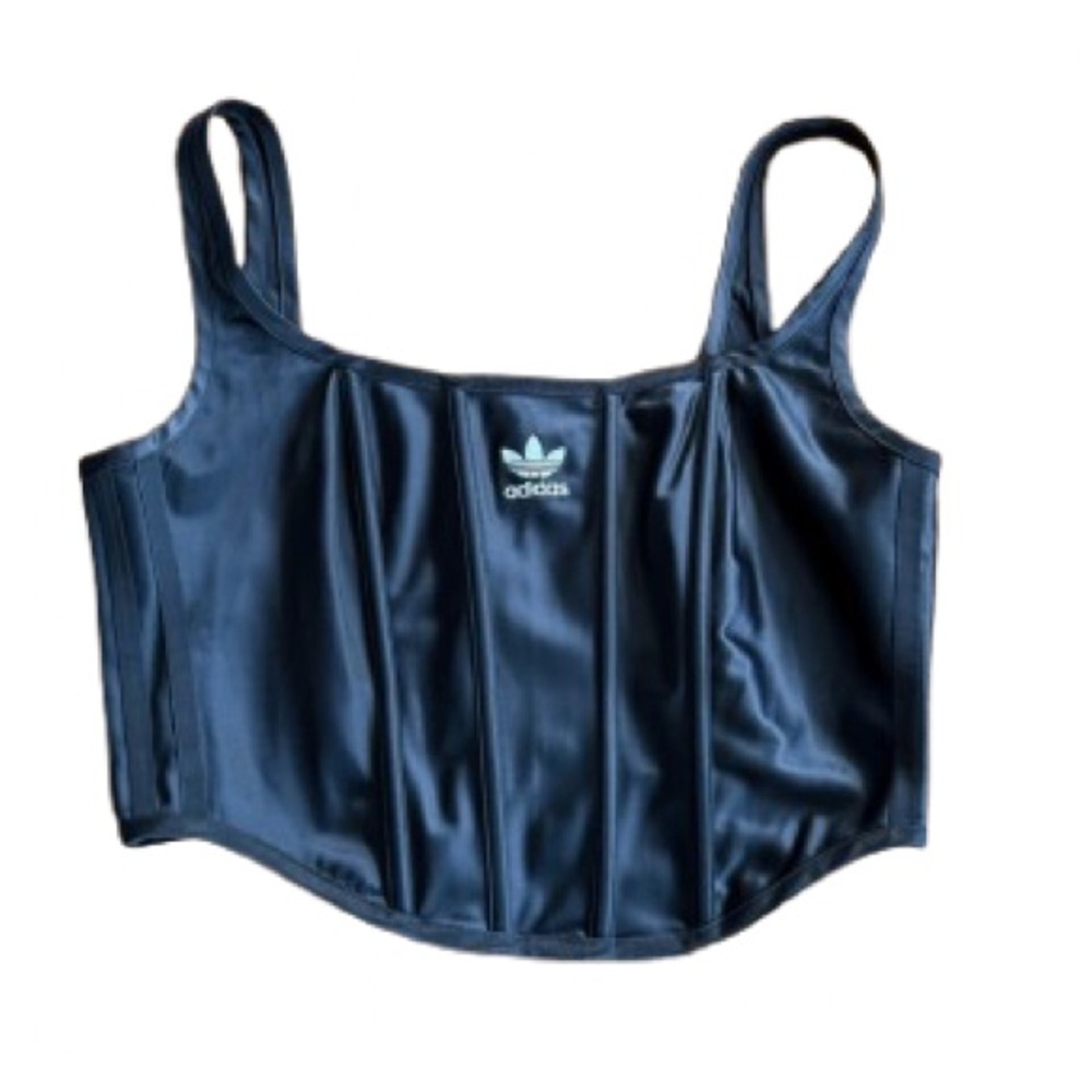 Adidas Women's Original Satin Corset Top - Picture 2 of 3